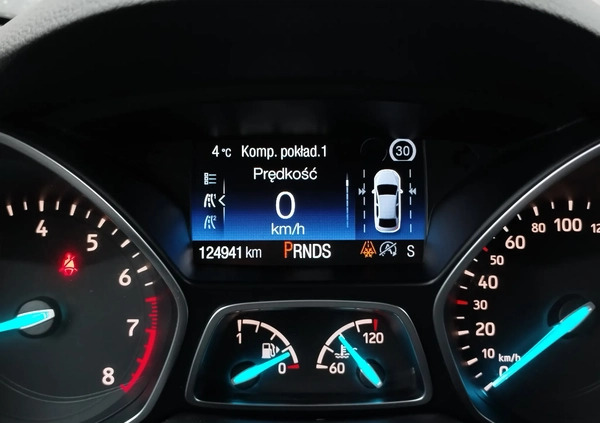 Ford Kuga cena 88900 przebieg: 124941, rok produkcji 2018 z Sulmierzyce małe 301